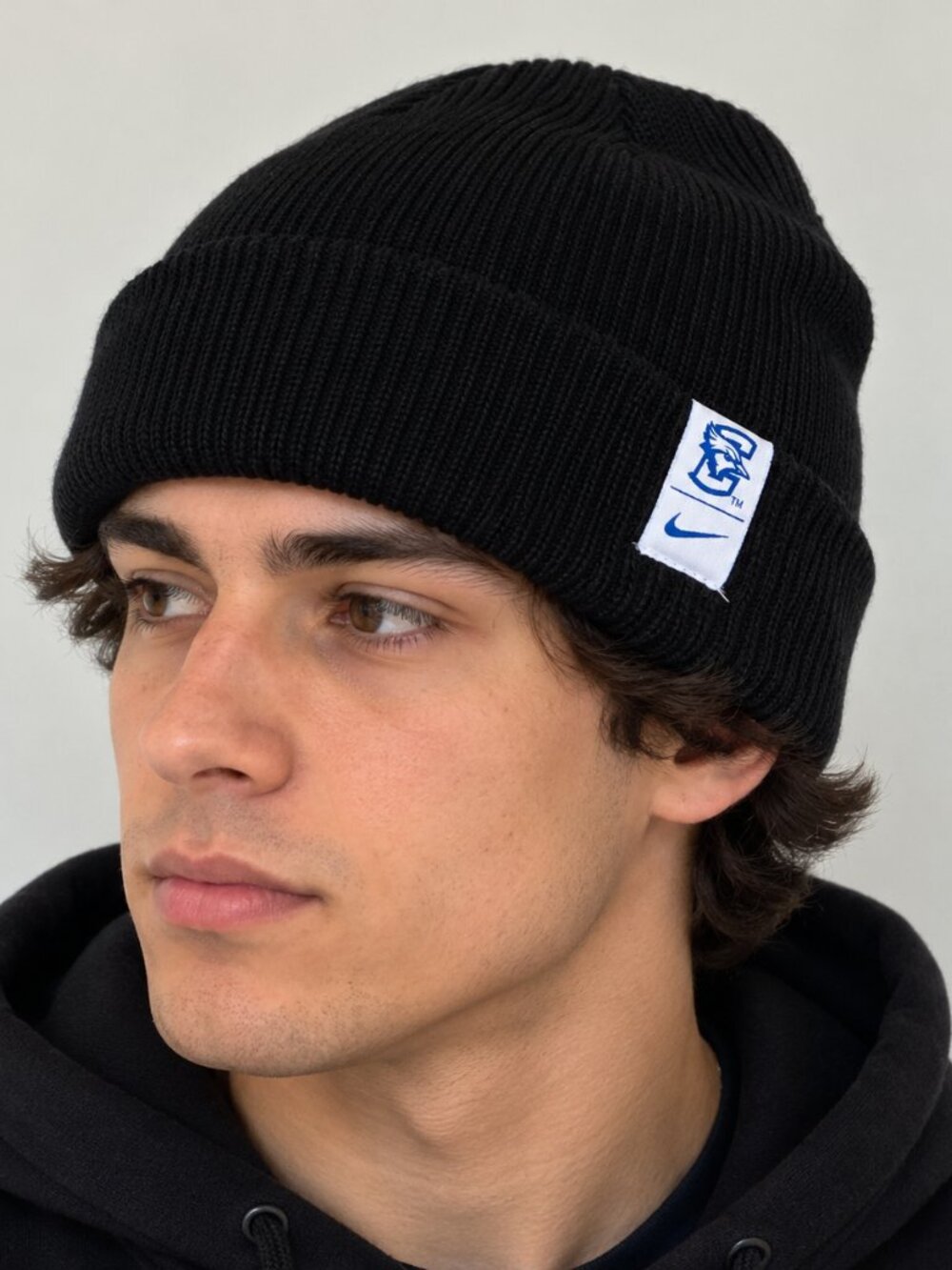 Nike Creighton Bluejays Fisherman Beanie – Black NWT